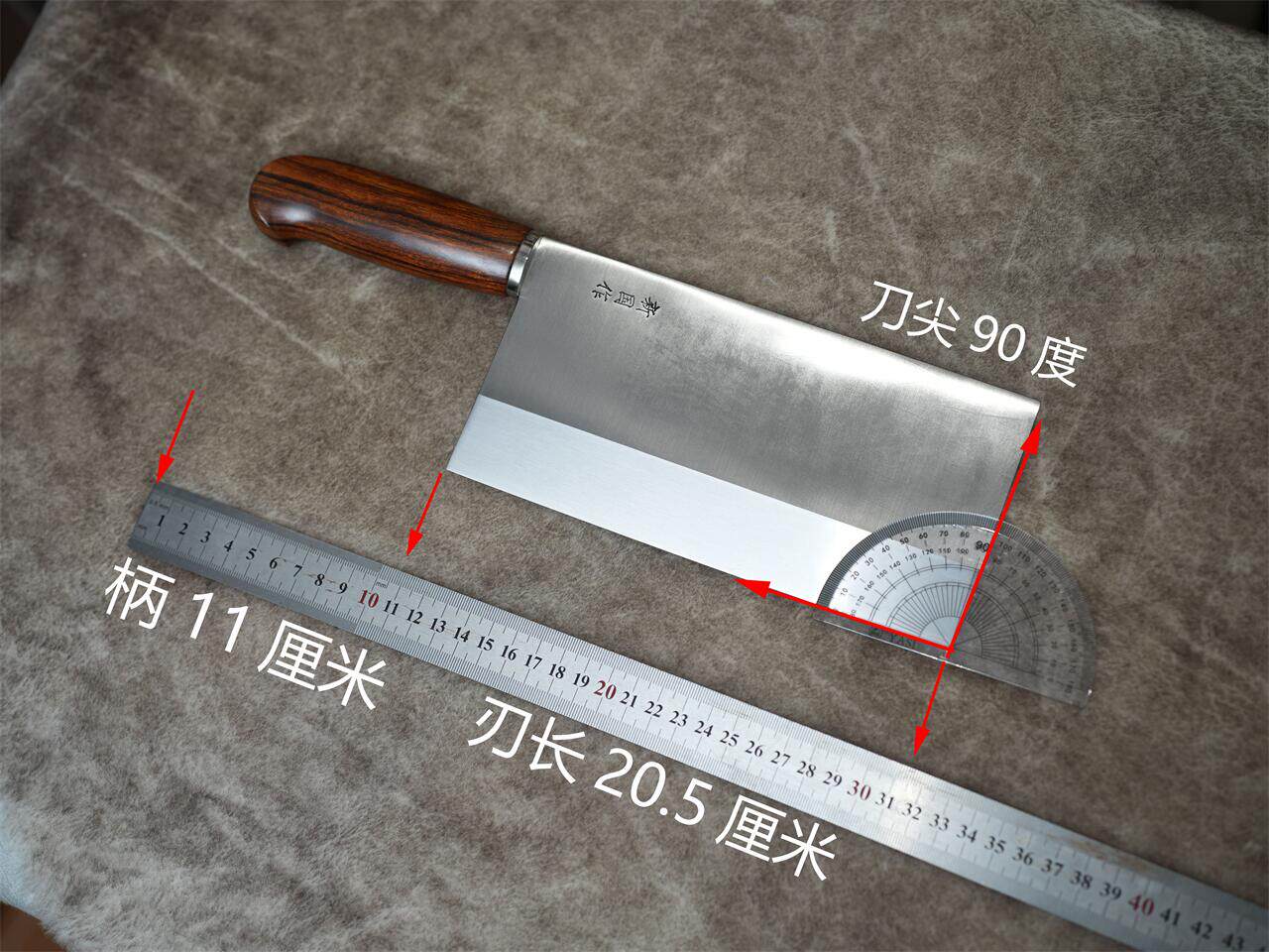 400克中片新国完工日本进口银三板材夹钢热锻渐薄稳重手感不笨重 - 实物图