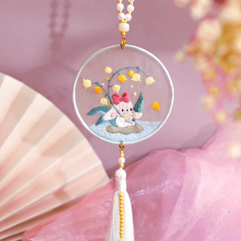 刺绣diy创意手工平安符