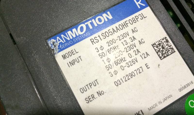 190-RS1S05AA0HF08P3L 二手三洋驱动器