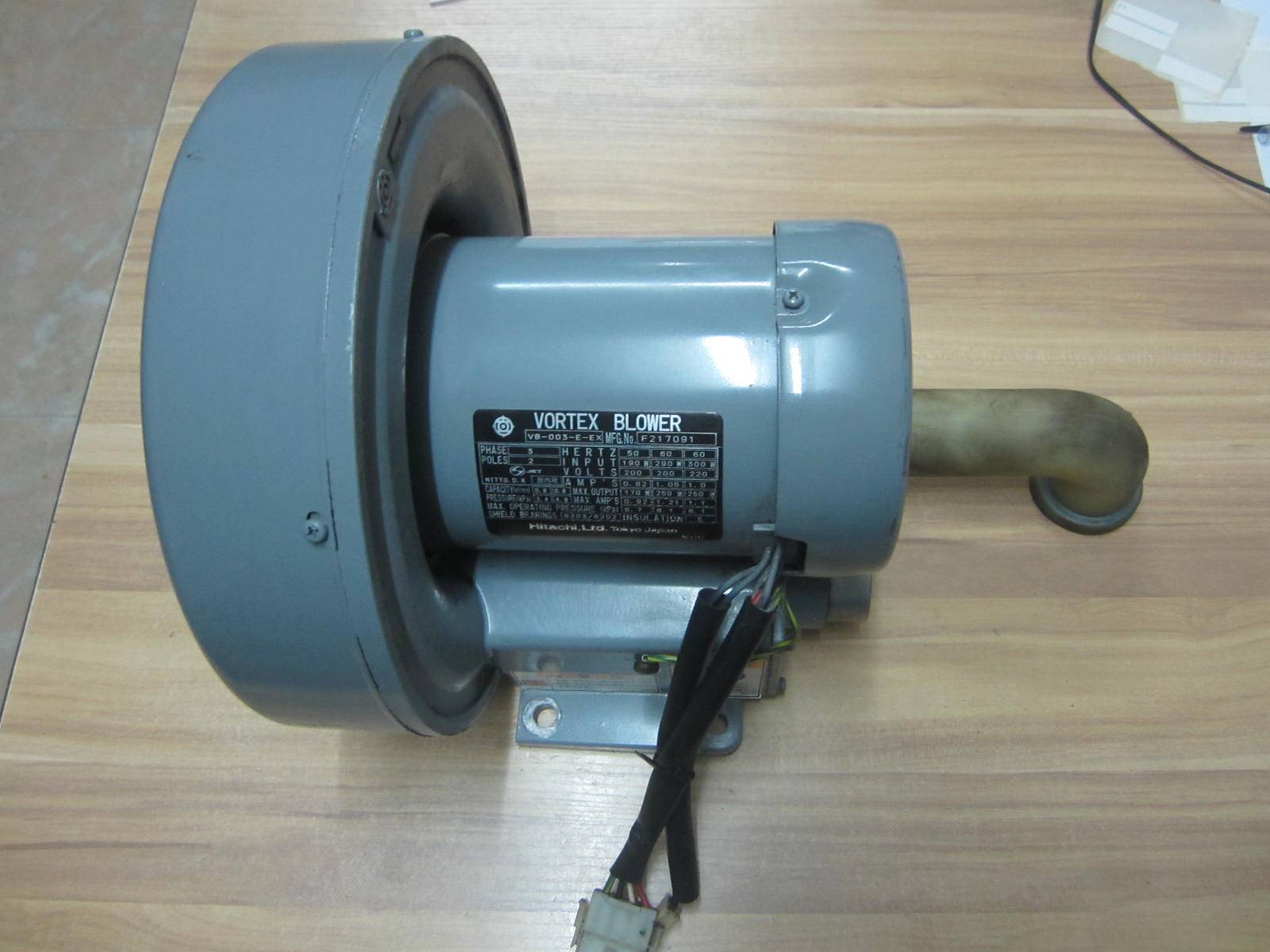 166-日立风机 高压鼓风机 三相200V 220V VB-003-E-EX 250W 询价