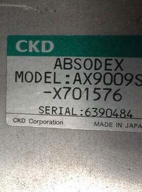 190-AX9009S-X701576 二手CKD驱动器
