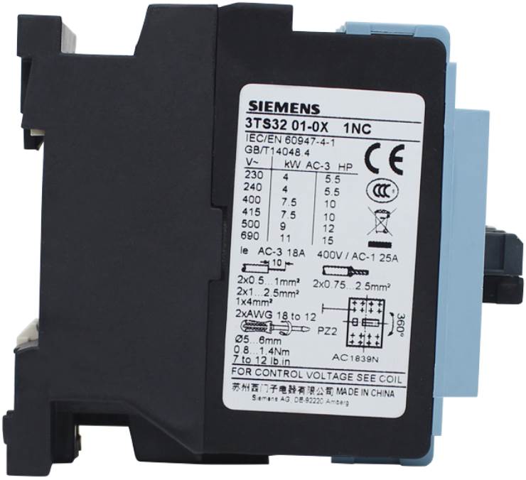 188-全新正品西门子 3TS3201E交流接触器 3TS32 01-0XM0 F0B0三开