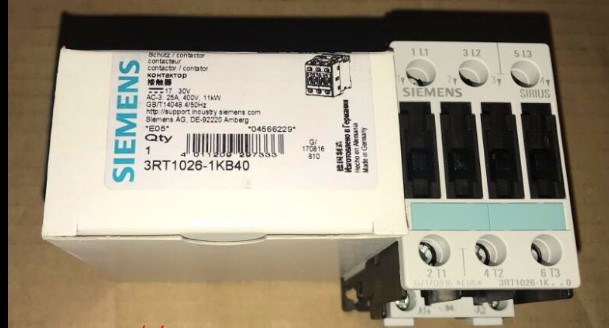 188-原装正品 西门子 接触器 3RT1026-1KB40 11KW