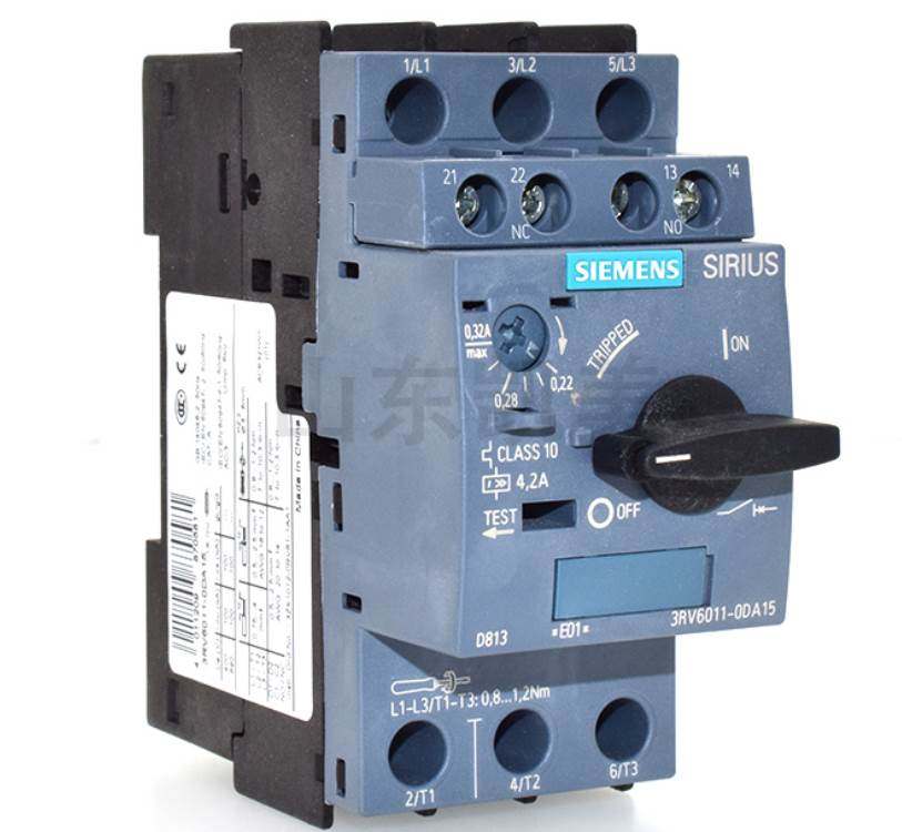 188-正品西门子SIRIUS马达电机断路器3RV6011 0DA10/15 4,2A0.32