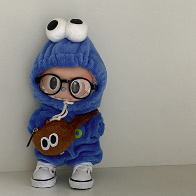 拉布布娃衣17cm盲盒挂件连体衣