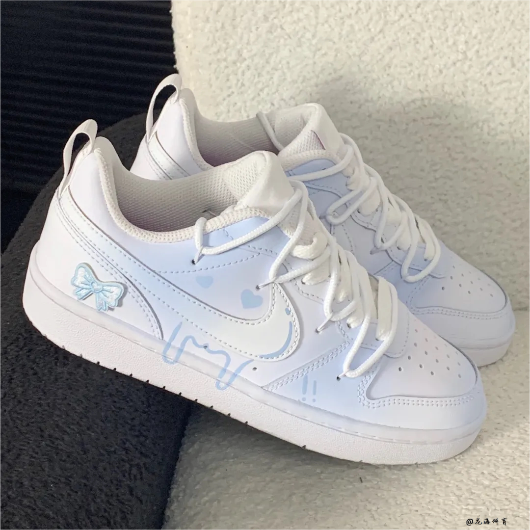 NikeCourtBorough球鞋定制低帮