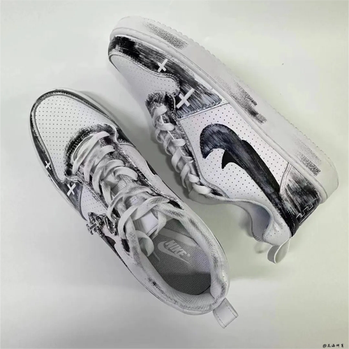 NikeCourtBorough球鞋定制低帮