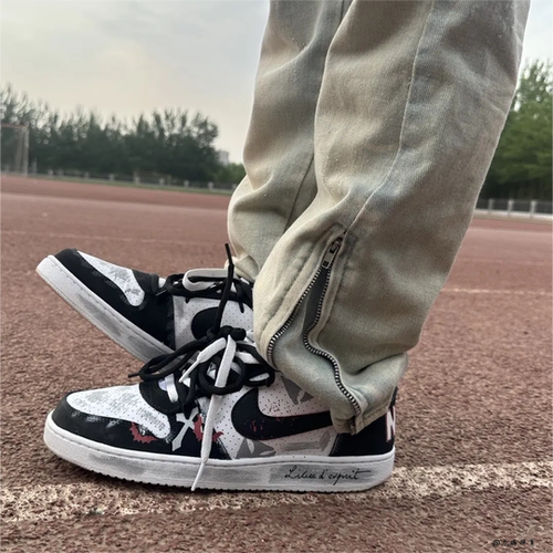 NikeCourtBorough球鞋定制低帮