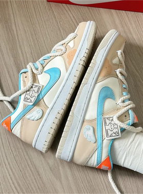 NikeDunkLow球鞋定制解构低帮