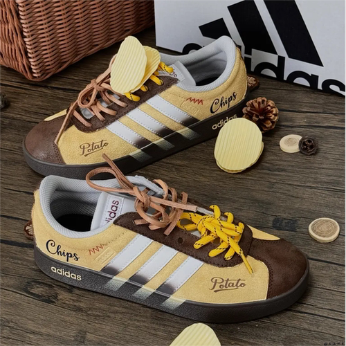 Adidas球鞋定制薯片鞋低帮板鞋