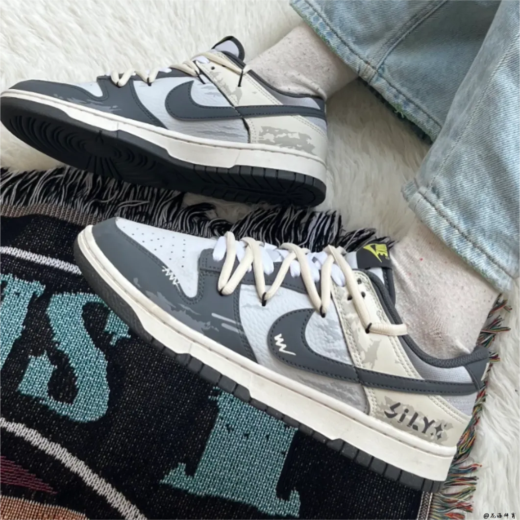 NikeDunkLow球鞋定制复古低帮