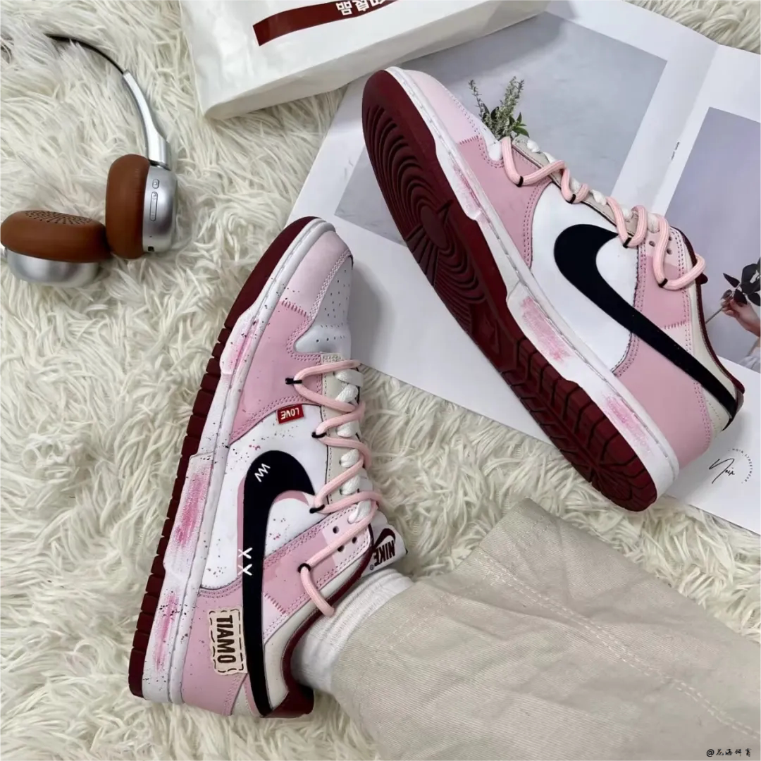 NikeDunkLow球鞋定制甜酷低帮