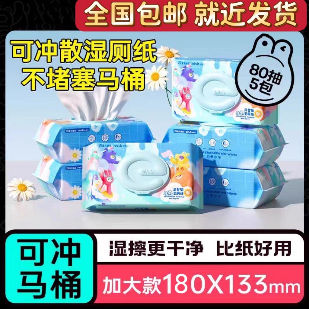 西藏新疆包邮怡恩贝湿厕纸大包湿纸巾成人婴儿抑菌清洁擦屁股专用
