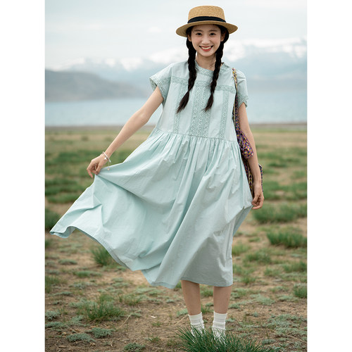 小森林穿搭图鉴连衣裙古苔日系女