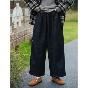 古苔 加绒牛仔直筒裤这个冬天zui伟大的裤子出现了ju显瘦百搭裤子