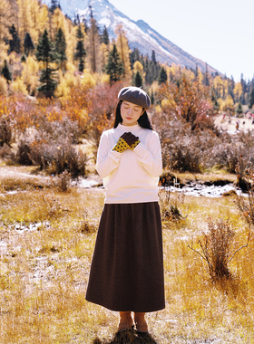 古苔 半高领打底衫女 秋冬内搭百搭保暖修身上衣4色基础外穿毛衣