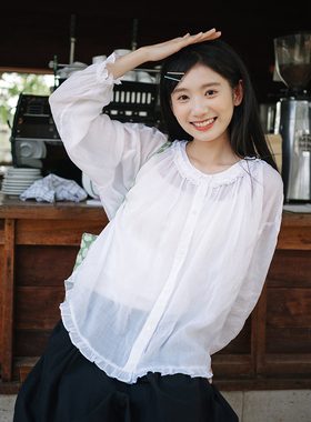古苔 夏季苎麻防晒衣 实穿漂亮主义 防晒也是美的 白色百搭开衫女