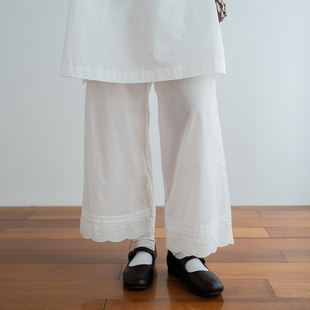 子 日系风小个子叠穿100棉裤 古苔「叠穿衬裤 」早秋基础百搭打底裤