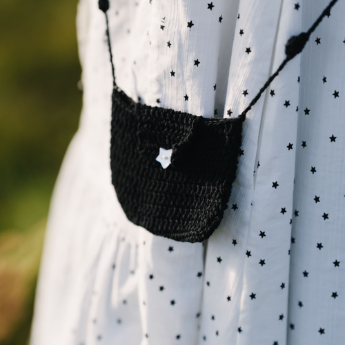 古苔纯手工钩织星星包日系文艺