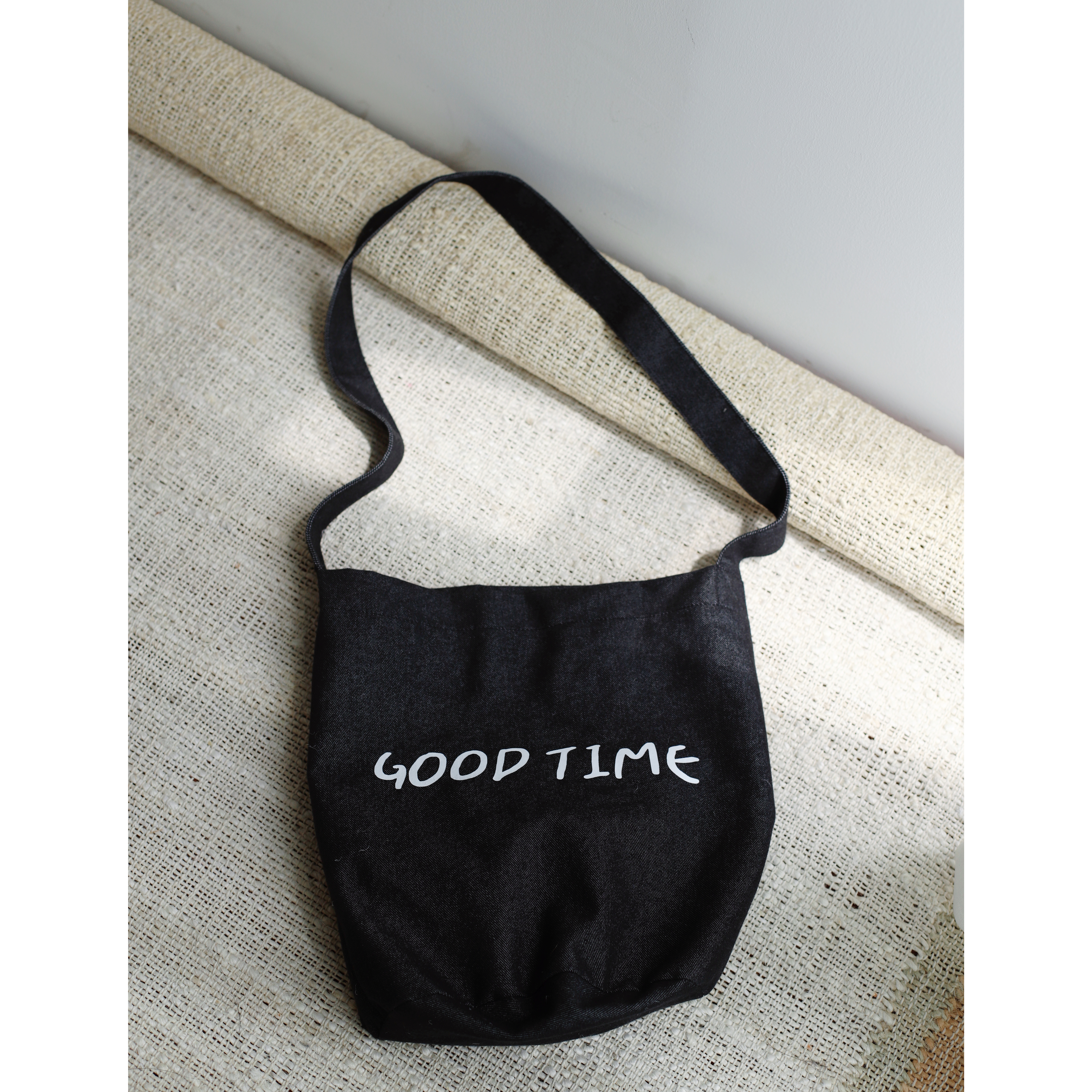古苔星星系列goodtime印花水桶包
