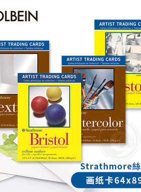 （ART）Holbein荷尔拜因 Strathmore丝蒂摩画纸卡 中目/粗目/细目