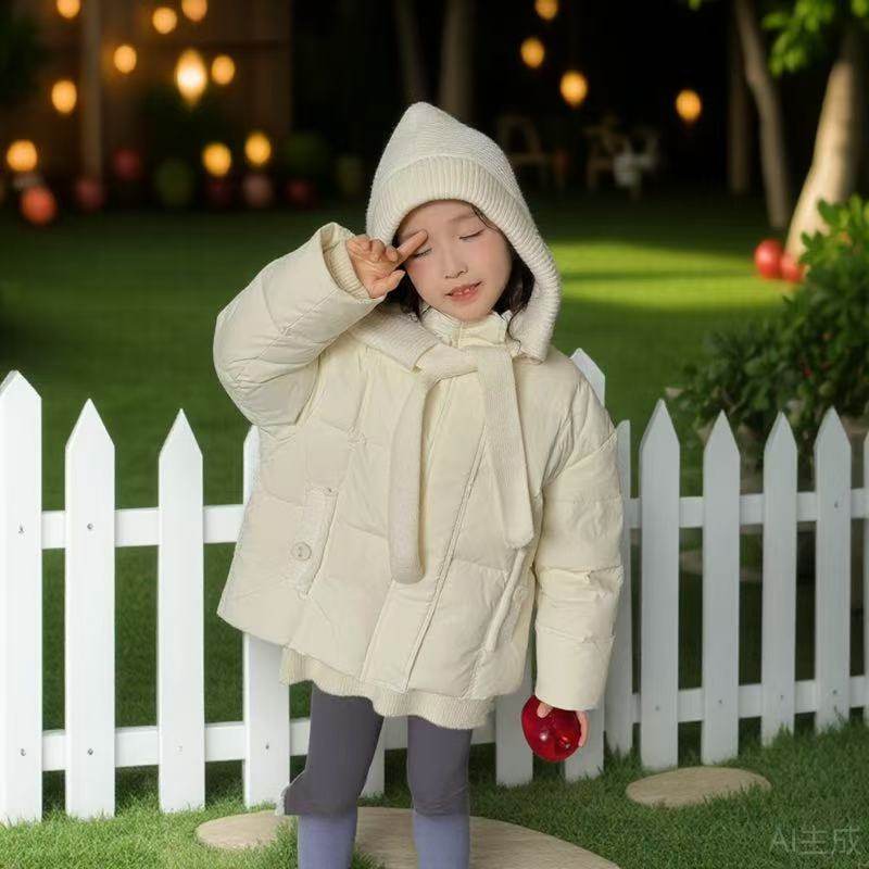 儿童90白鸭绒外套男女童冬季羽绒服2025新款加厚泡芙童装面包服洋,童装/婴儿装/亲子装,羽绒服,淘宝优惠券,粉丝福利购,淘宝优惠卷