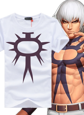 kof97关底大BOSS大蛇T恤格斗之王联名同款衣服夏季男装青少年潮t