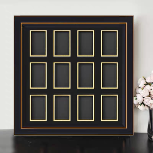 7.5*5亚克力水晶卡砖装裱框收纳框展示框防尘挂墙   定制展示盒