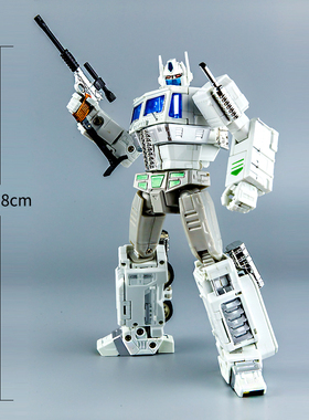 现货变形玩具5合金白色通天晓MP10V擎J天车厢汽车机器人金刚模型