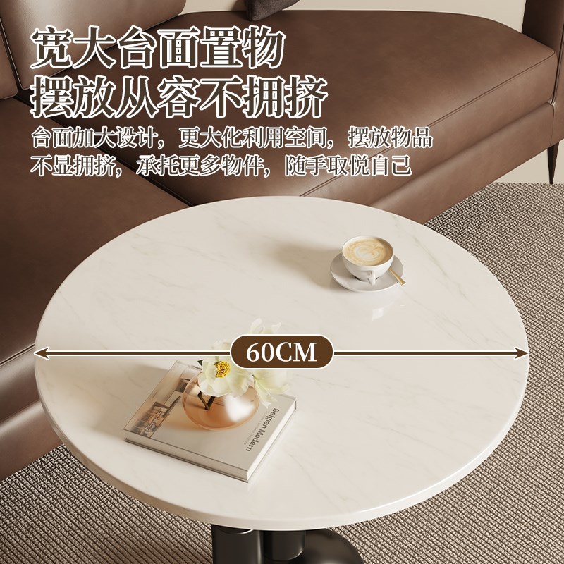 边几沙发边桌创意茶n几客厅家用轻奢高级感床头柜可移动极简小圆