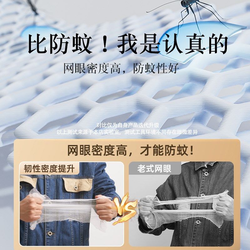 家用卧室防摔蚊帐全罩式r全底儿童婴儿防止掉床免安装2025新款纹