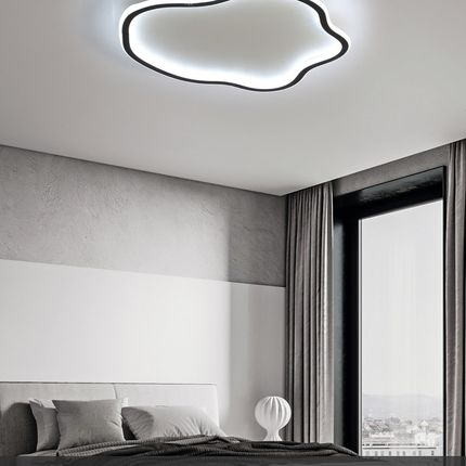 台湾智能LED卧室灯吸顶灯云朵简约全光谱护眼吸顶灯1S10V伏+220V