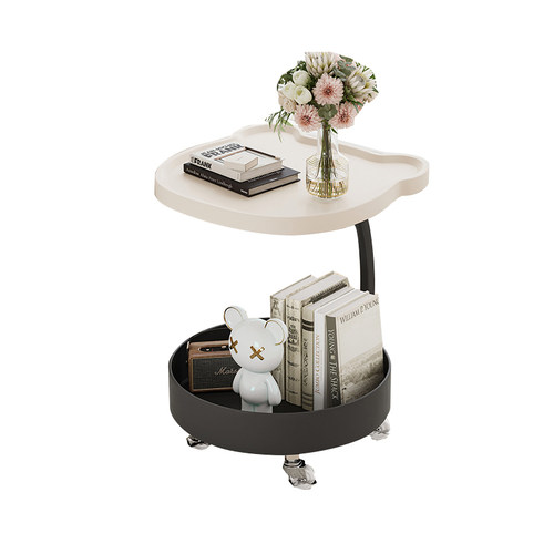 轻奢沙发边几现代简约客厅可移动茶几小桌子迷R你牀头柜推车置物