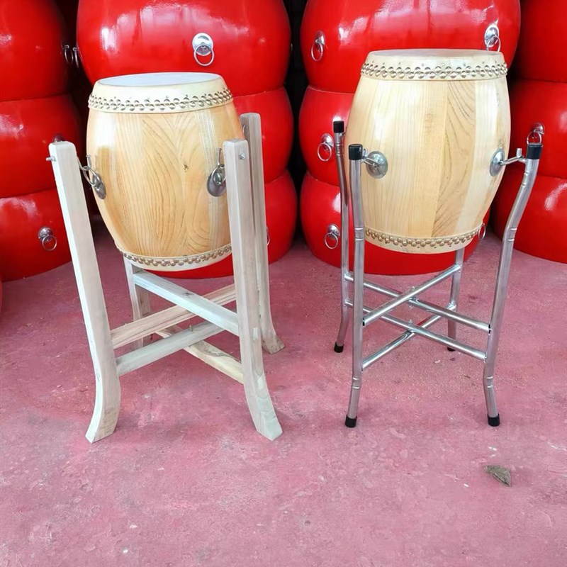 牛皮高音战鼓6.5寸戏曲剧场京剧椿木H手工原木牛皮鼓白茬堂鼓法鼓