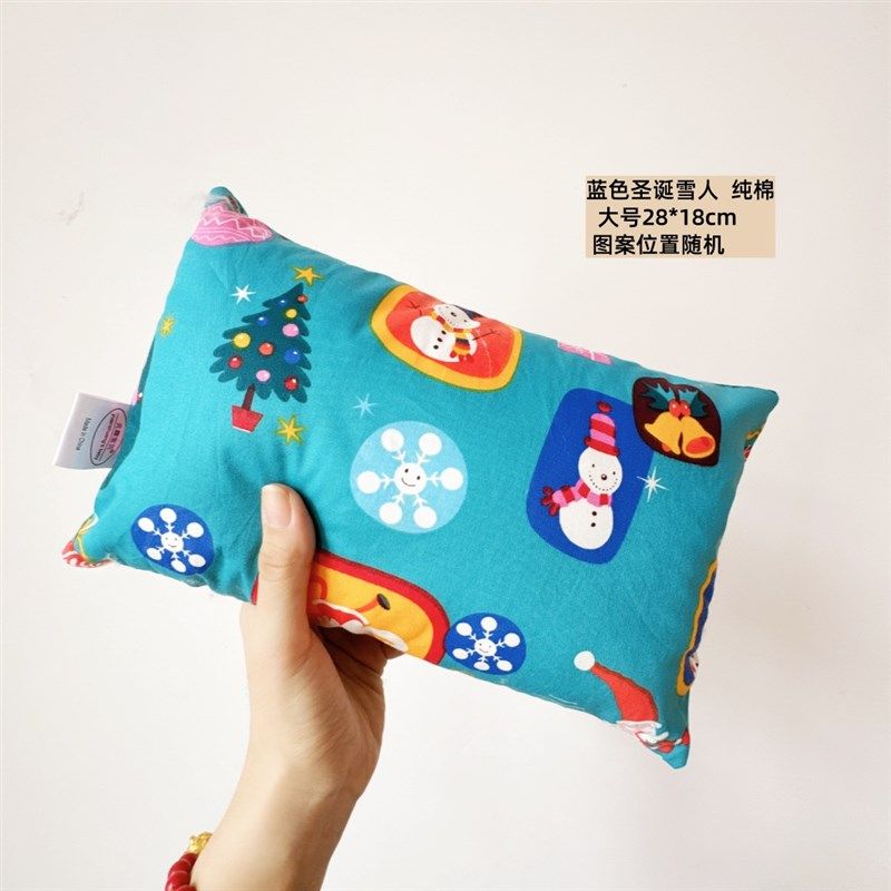 A类纯棉卡通枕头安抚抱枕小靠枕婴儿靠垫小方枕R学生午睡枕靠枕头