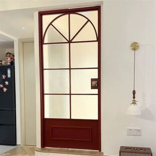 柯布西耶门厨房法式复古推拉门A彩色卫生间平开玻璃铝合金厕所移