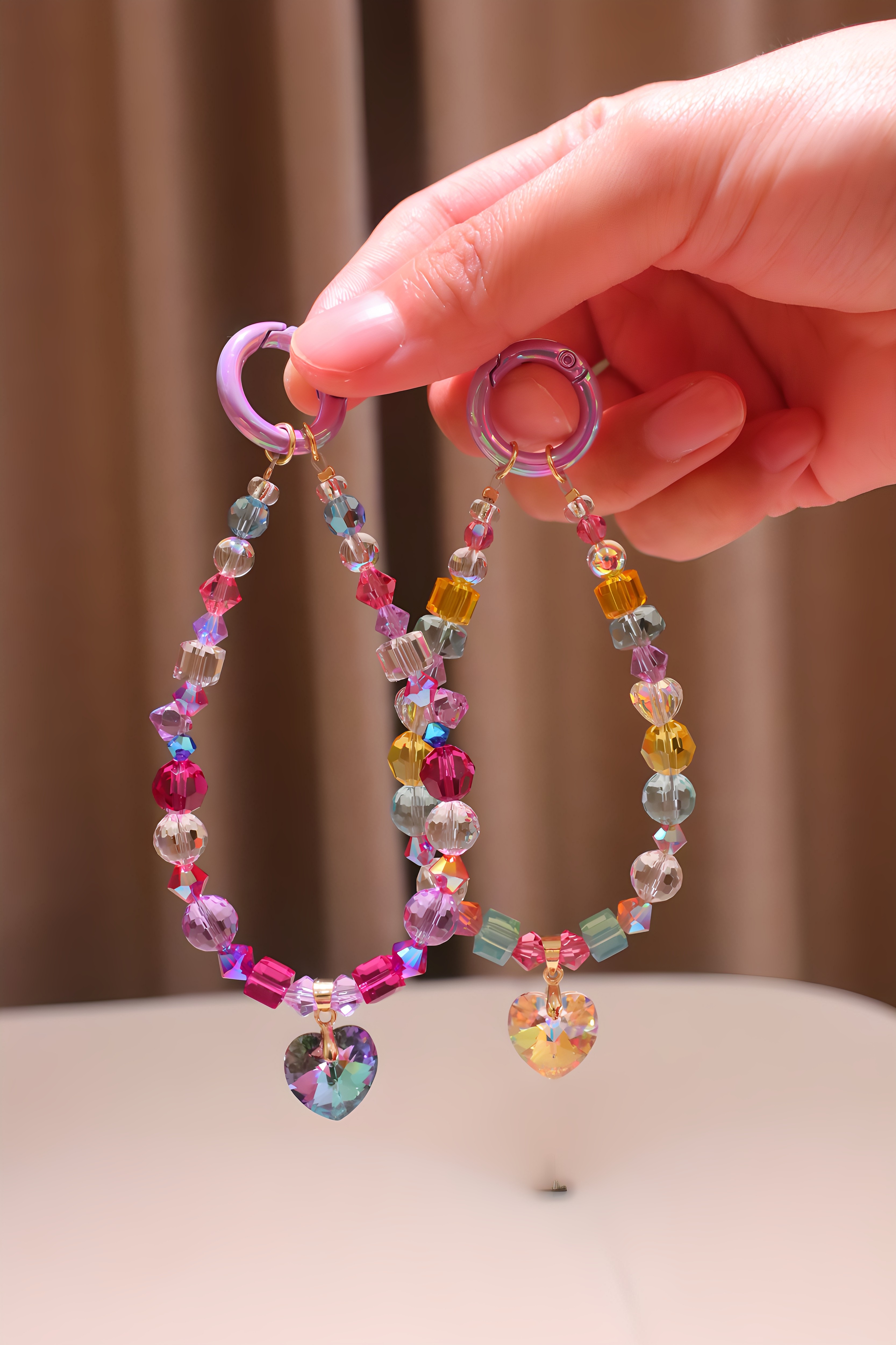 mini款｜施华洛水晶心吊坠小仙女blingbling华丽丽精致