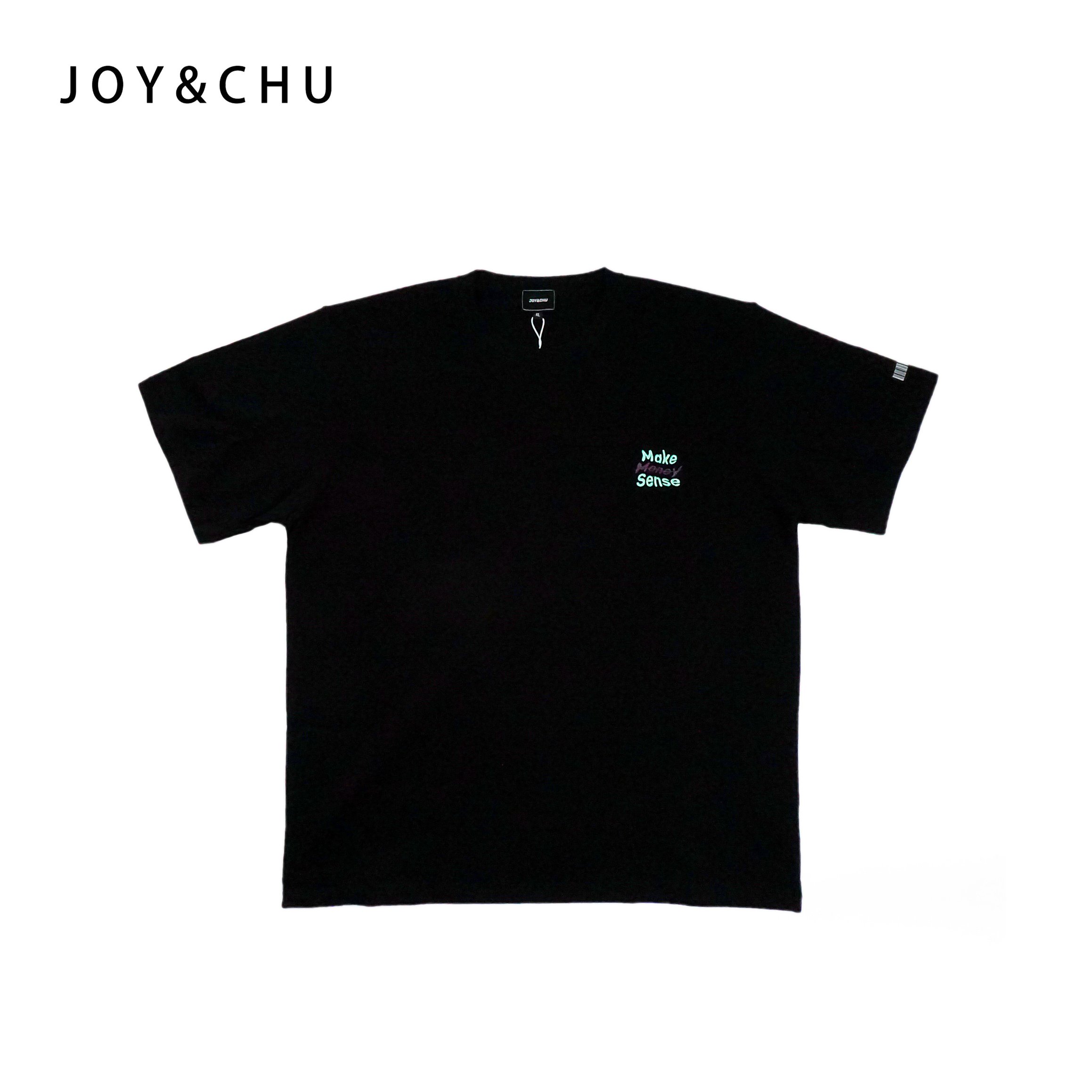 JOYCHU原创设计 郭文韬蒲熠星周峻纬同款 MS短袖纯棉刺绣T恤夏