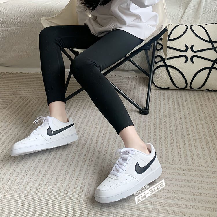 向往体育 Nike/耐克 Court Vision简版AF1女子小空军白板鞋DH3158