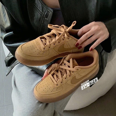 Nike耐克空军一号小麦板鞋