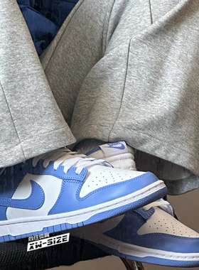 向往体育Nike/耐克Dunk Low女子北卡蓝复古经典板鞋CW1590-103
