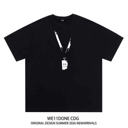 WE11DONECDG重磅纯棉短袖t恤