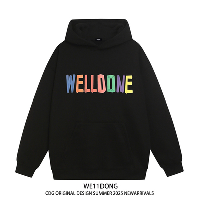 WE11DONECDG重磅加绒连帽卫衣