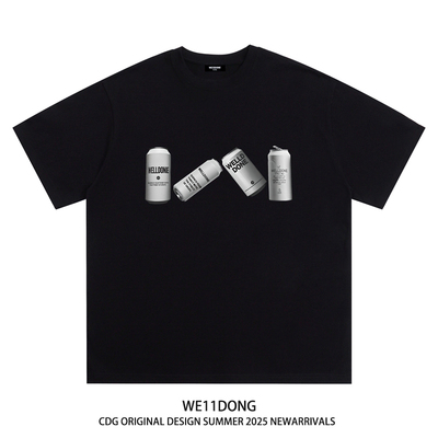 WE11DONECDG瓶子印花短袖T恤