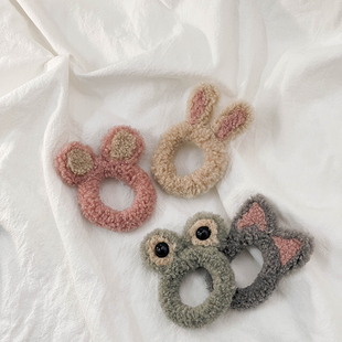 品牌撤柜清仓 送1件 任选2件 毛绒猫耳朵丸子头发圈可爱女 20元