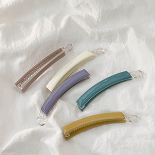 送1件 任选2件 韩国制优雅香蕉夹竖夹小号马尾发夹后脑勺 20元