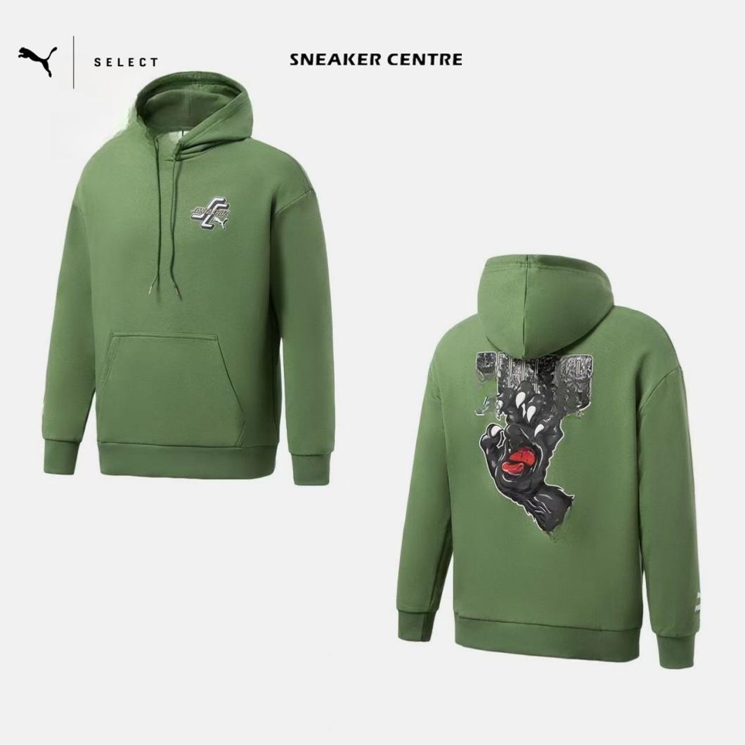 Puma x SantaCruz彪马联名魔爪印花套头连帽纯棉卫衣春秋冬532240