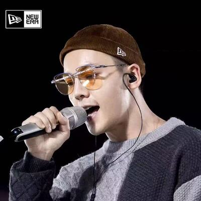 NEW ERA 纽亦华明星同款高端无檐帽瓜皮帽街头风日常潮流搭配时尚