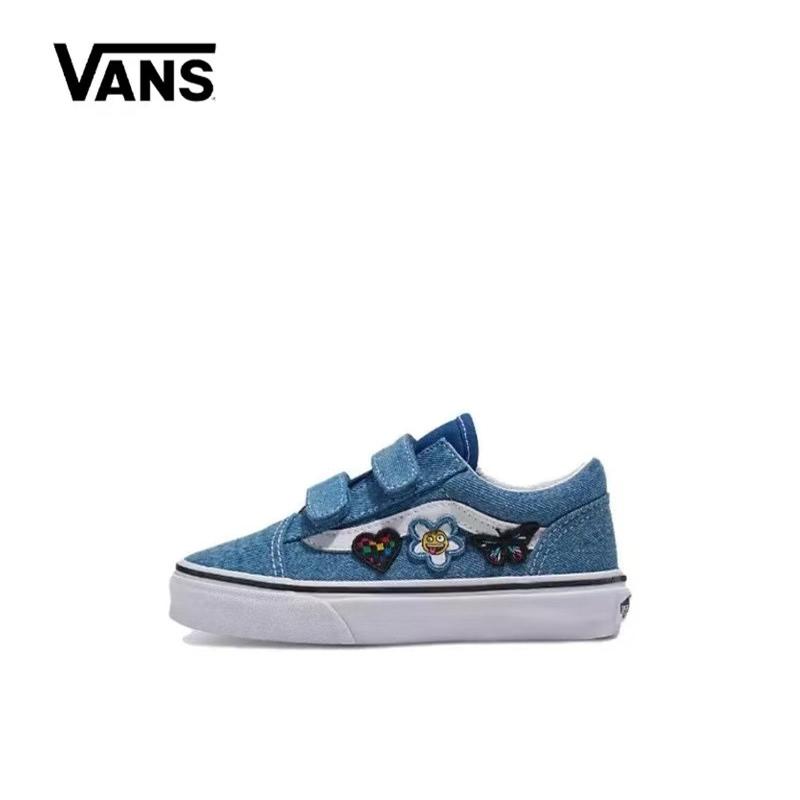 Vans Old Skool 正品范斯中小童防滑耐磨低帮板鞋蓝色VN0A38HDNWD