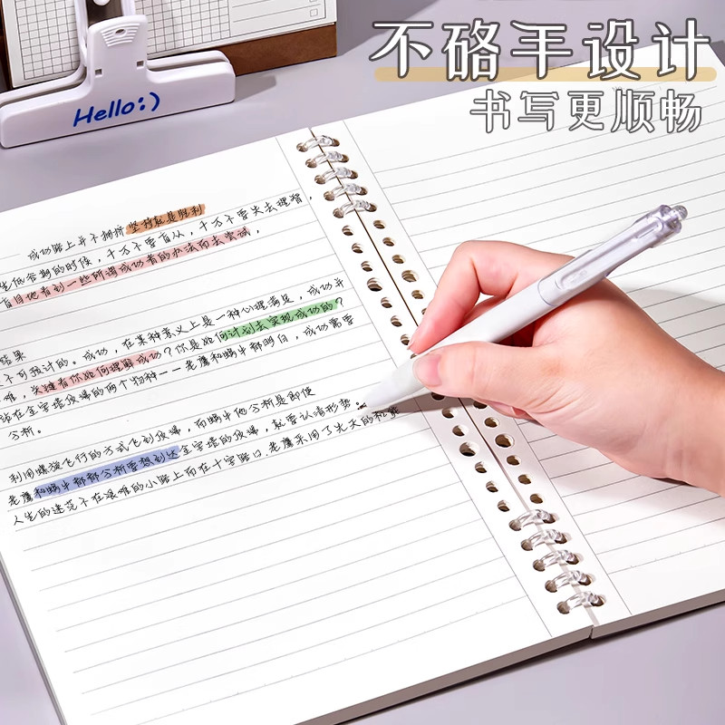 搞怪小猫A5活页横线学生笔记本